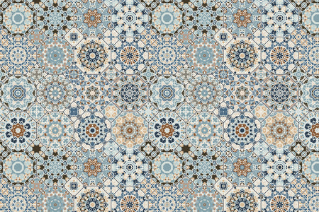 Toilettenrückwand Patchwork