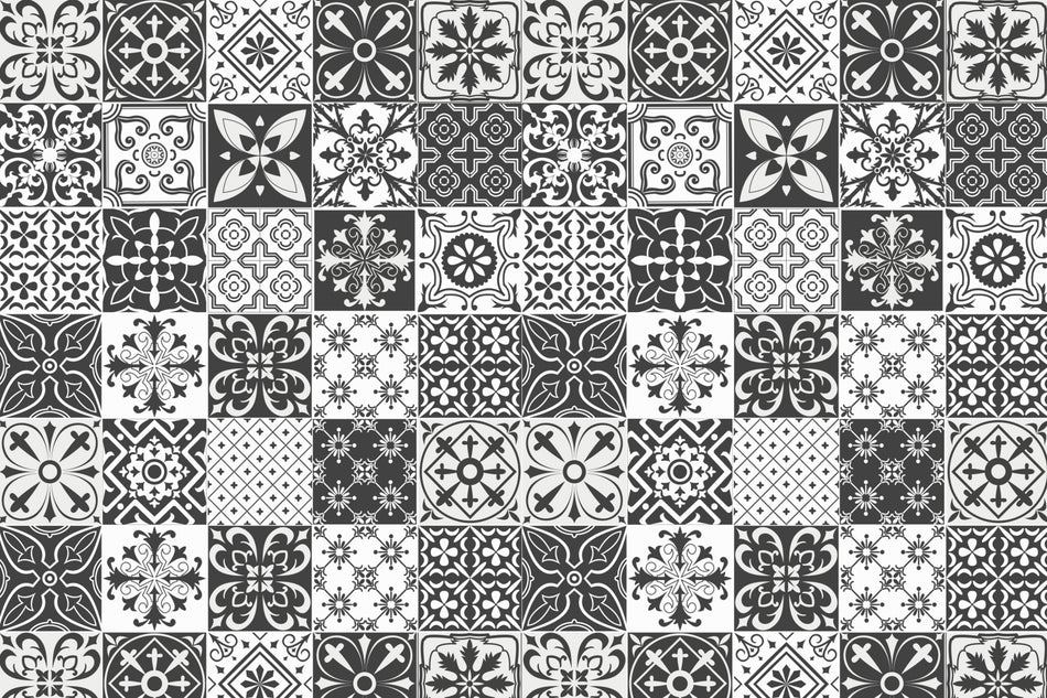 Toilettenrückwand Patchwork