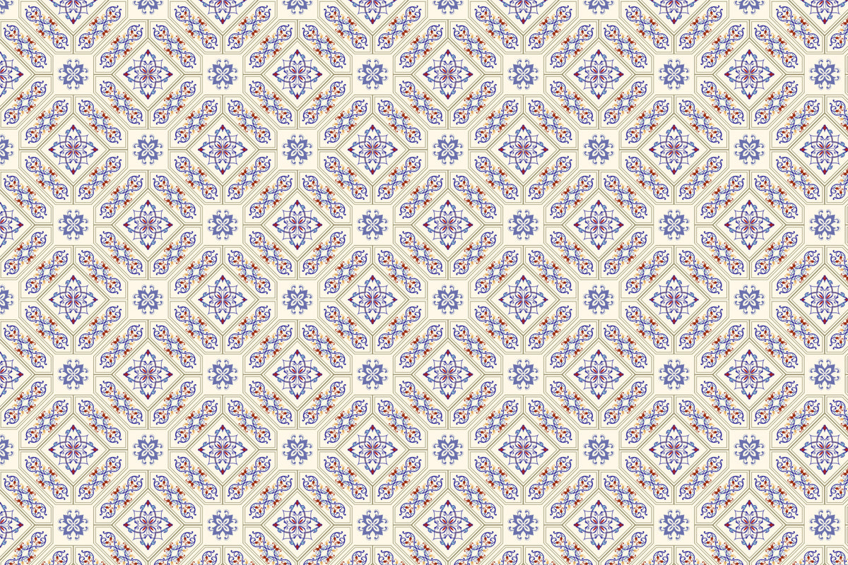 Toilettenrückwand Patchwork