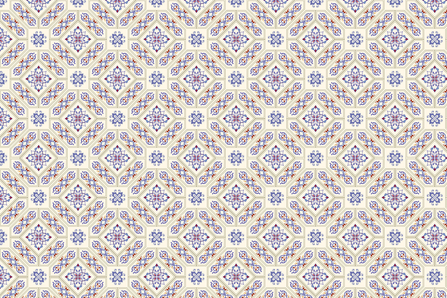 Toilettenrückwand Patchwork