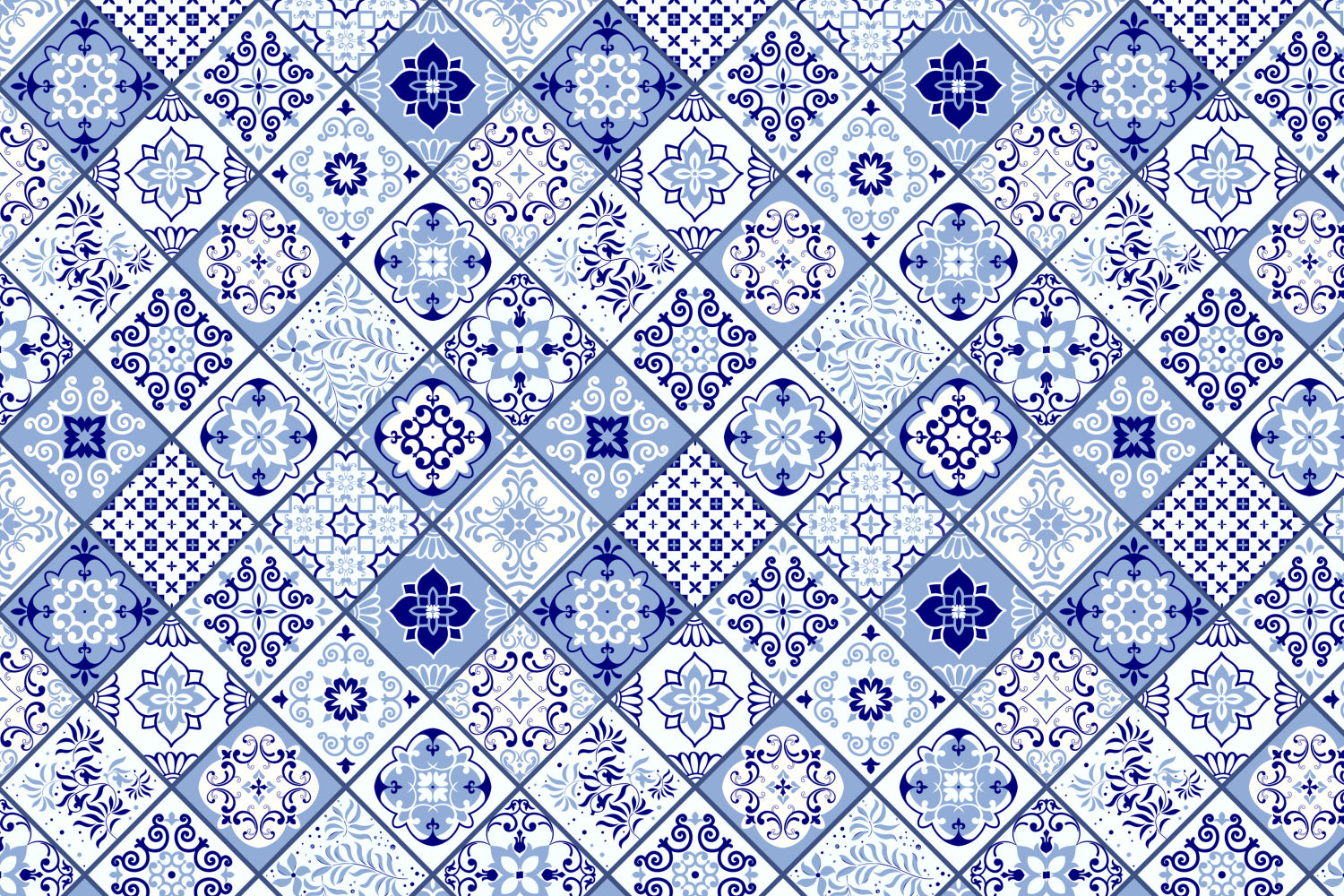 Toilettenrückwand Patchwork
