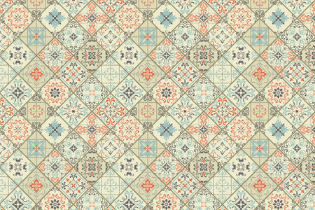 Toilettenrückwand Patchwork