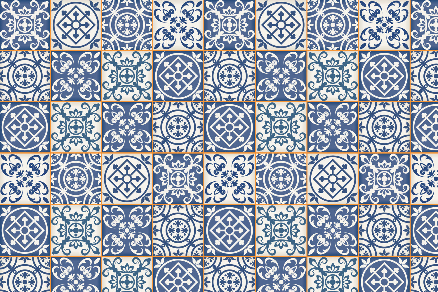 Toilettenrückwand Patchwork