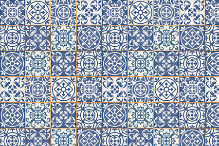 Toilettenrückwand Patchwork