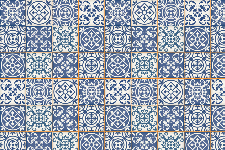 Toilettenrückwand Patchwork