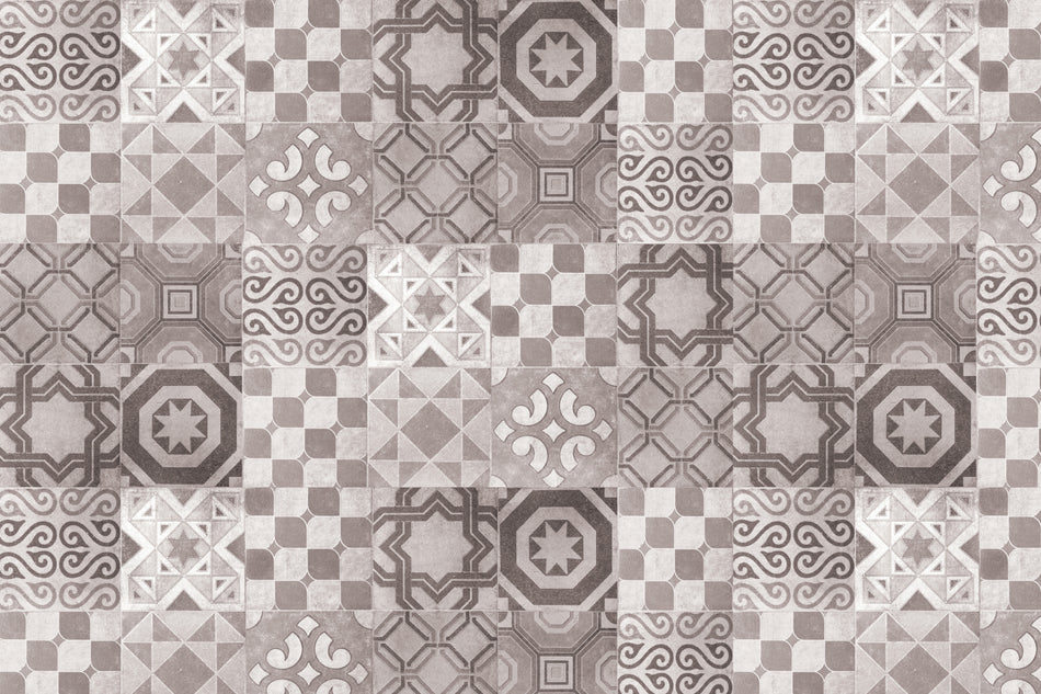 Toilettenrückwand Patchwork