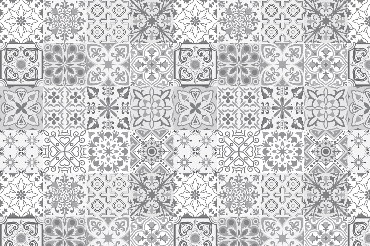 Toilettenrückwand Patchwork