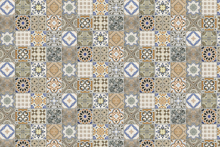 Toilettenrückwand Patchwork