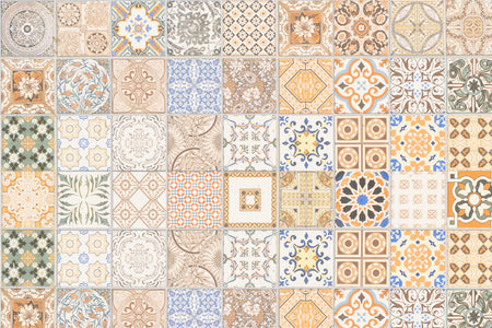 Toilettenrückwand Patchwork