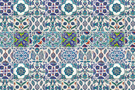 Toilettenrückwand Patchwork