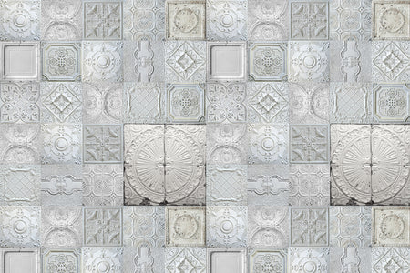 Toilettenrückwand Patchwork