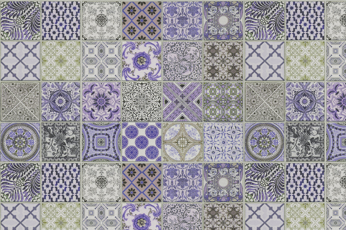 Toilettenrückwand Patchwork