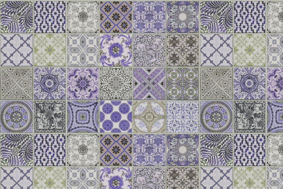 Toilettenrückwand Patchwork