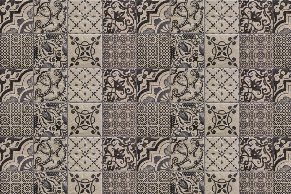 Toilettenrückwand Patchwork