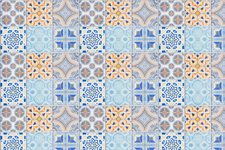 Toilettenrückwand Patchwork