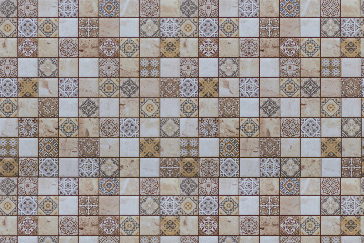 Toilettenrückwand Patchwork