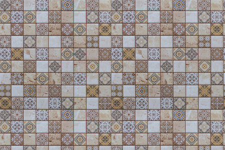 Toilettenrückwand Patchwork