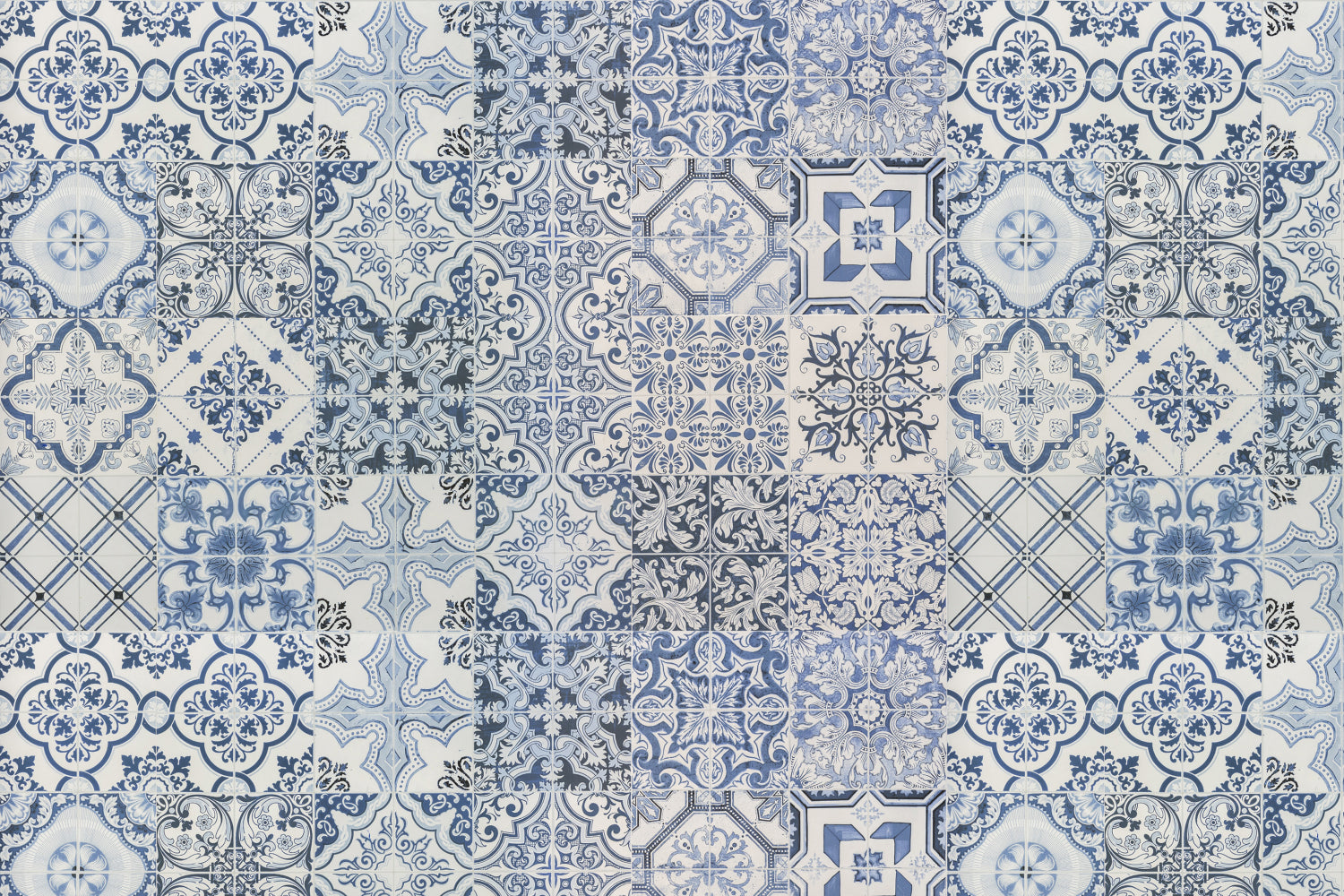 Toilettenrückwand Patchwork
