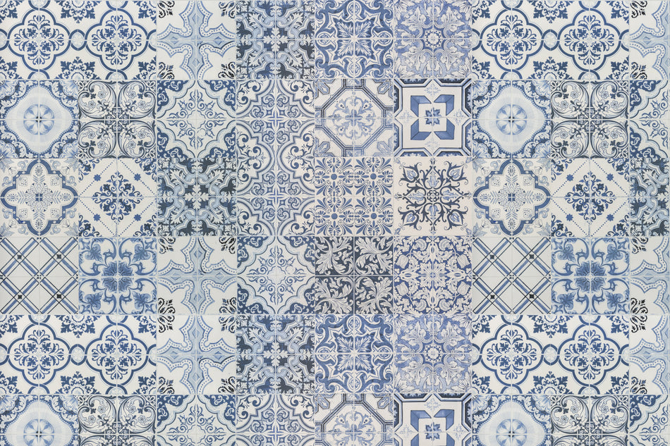 Toilettenrückwand Patchwork