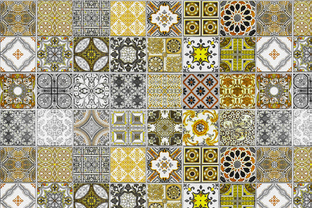 Toilettenrückwand Patchwork