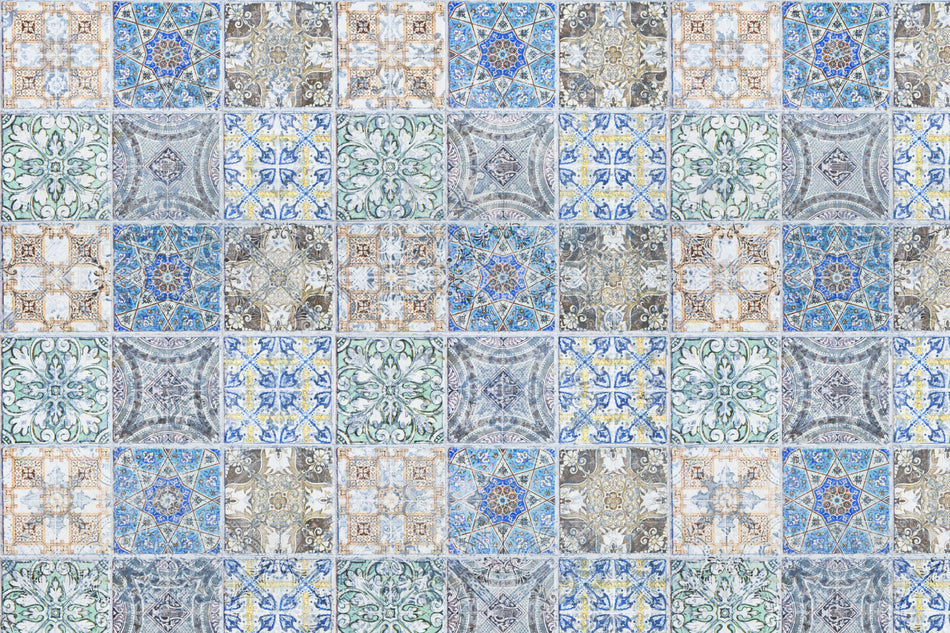 Toilettenrückwand Patchwork