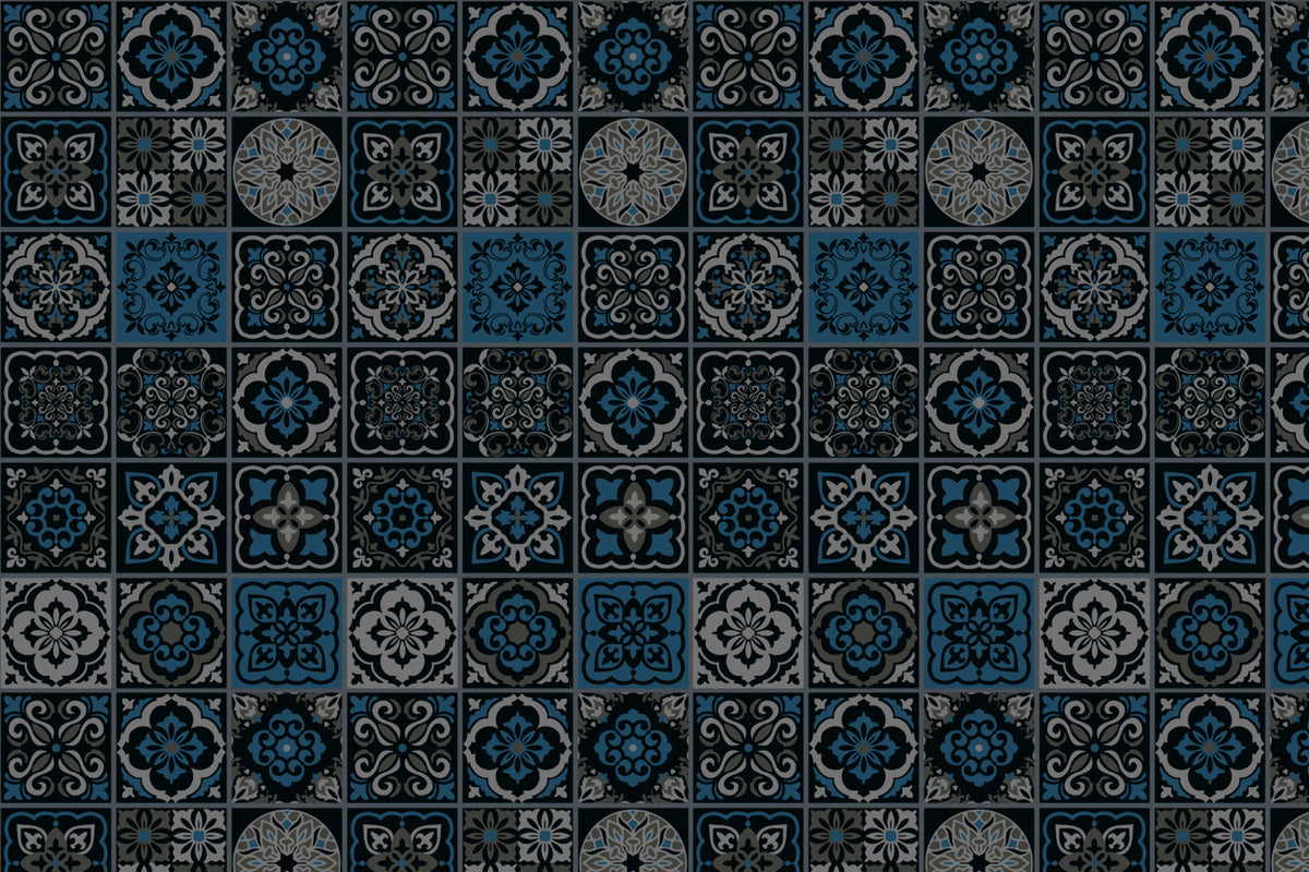 Toilettenrückwand Patchwork