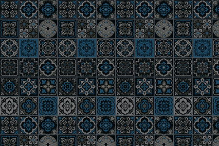 Toilettenrückwand Patchwork