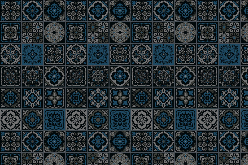 Toilettenrückwand Patchwork