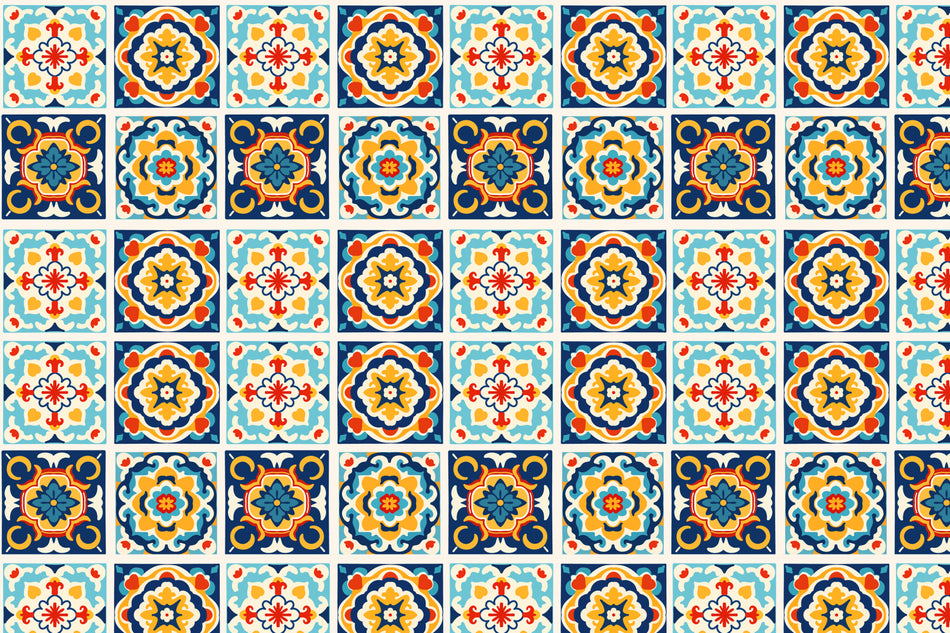 Toilettenrückwand Patchwork