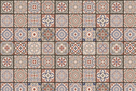 Toilettenrückwand Patchwork