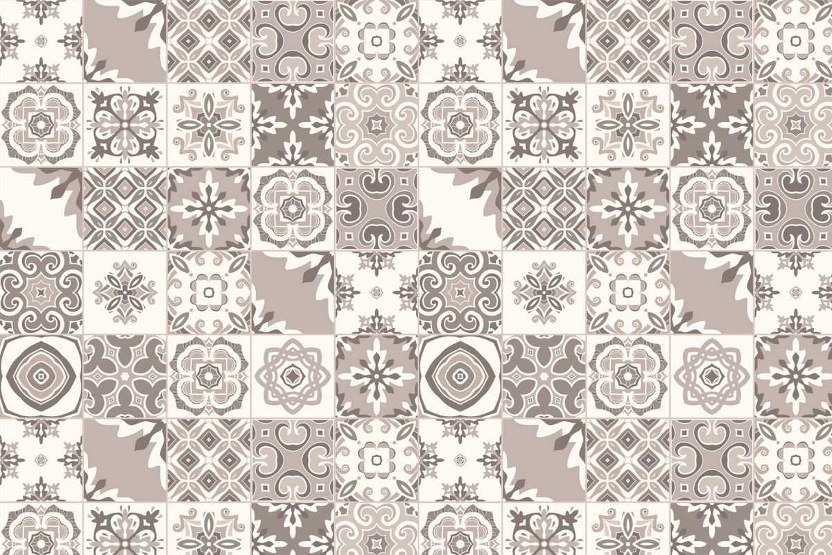Toilettenrückwand Patchwork