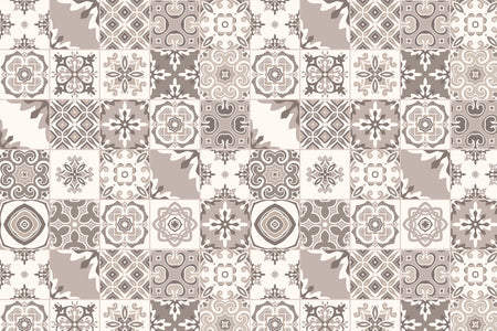 Toilettenrückwand Patchwork