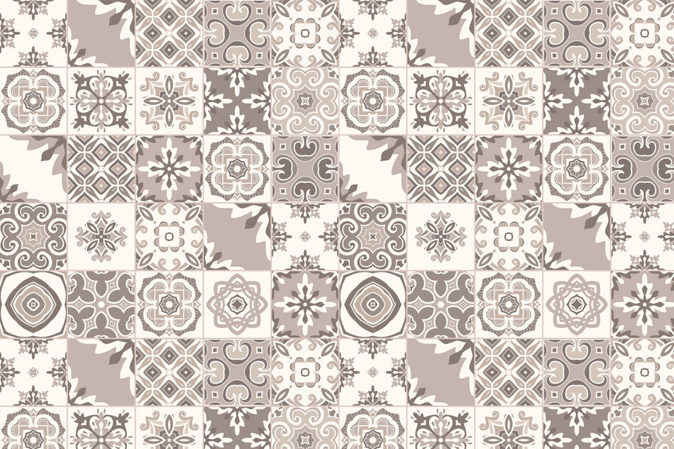 Toilettenrückwand Patchwork