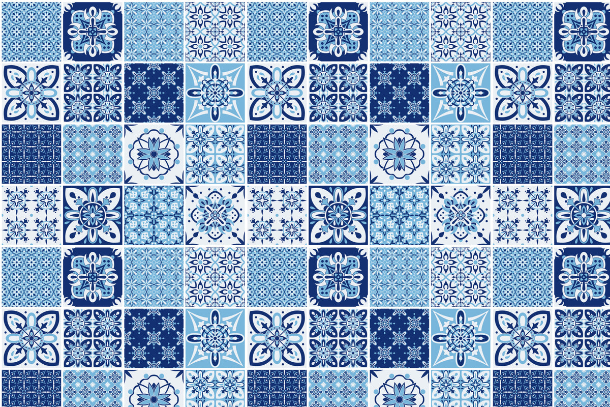 Toilettenrückwand Patchwork