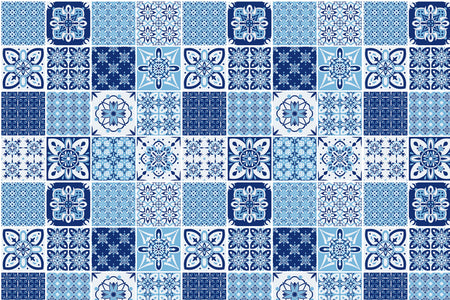 Toilettenrückwand Patchwork