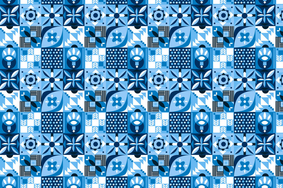 Toilettenrückwand Patchwork