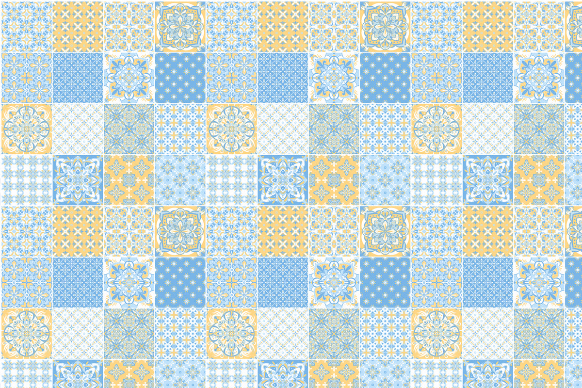 Toilettenrückwand Patchwork