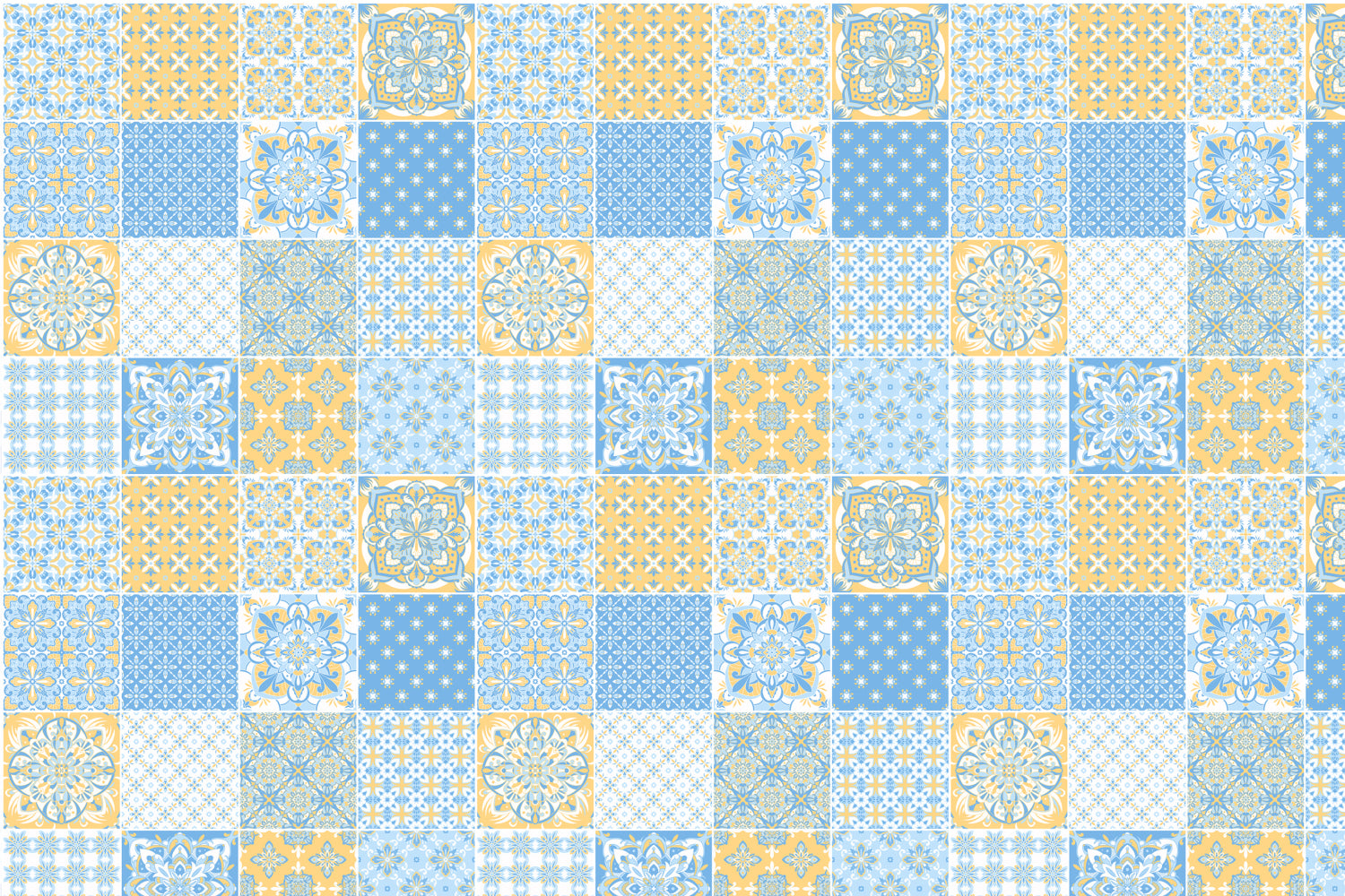 Toilettenrückwand Patchwork