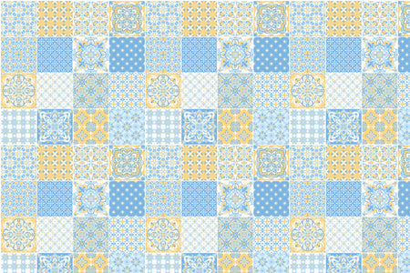 Toilettenrückwand Patchwork