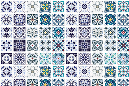 Toilettenrückwand Patchwork