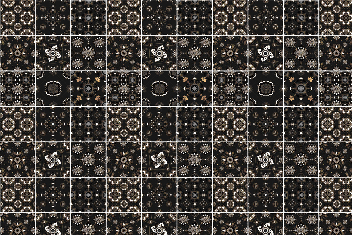 Toilettenrückwand Patchwork