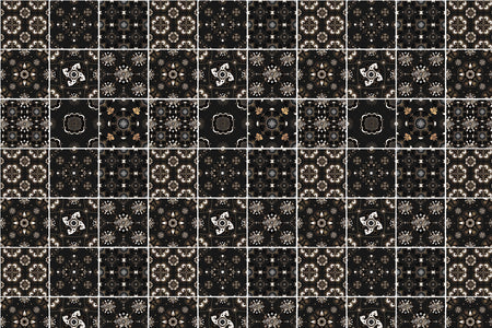 Toilettenrückwand Patchwork