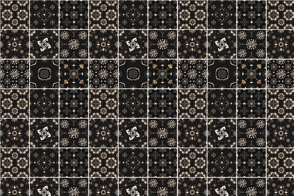 Toilettenrückwand Patchwork