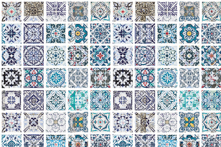 Toilettenrückwand Patchwork