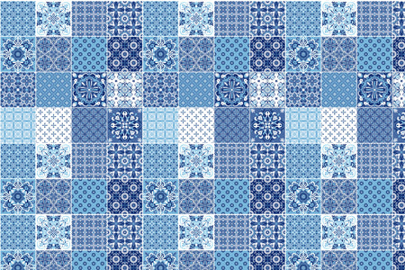 Toilettenrückwand Patchwork