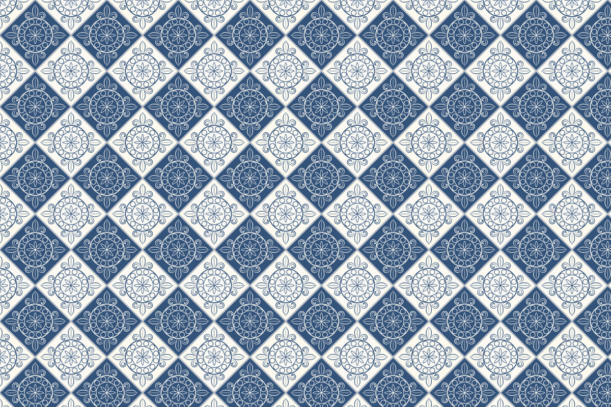 Toilettenrückwand Patchwork
