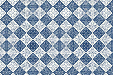 Toilettenrückwand Patchwork