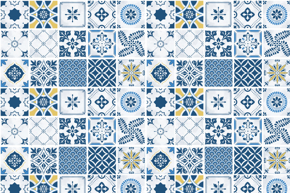 Toilettenrückwand Patchwork