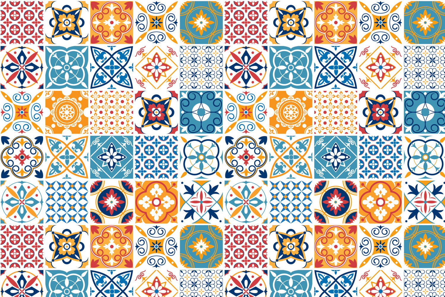 Toilettenrückwand Patchwork