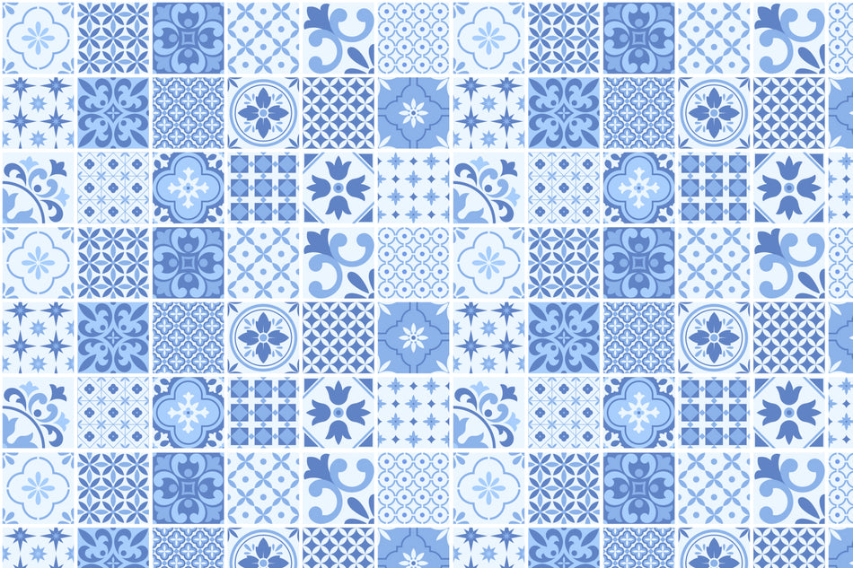 Toilettenrückwand Patchwork